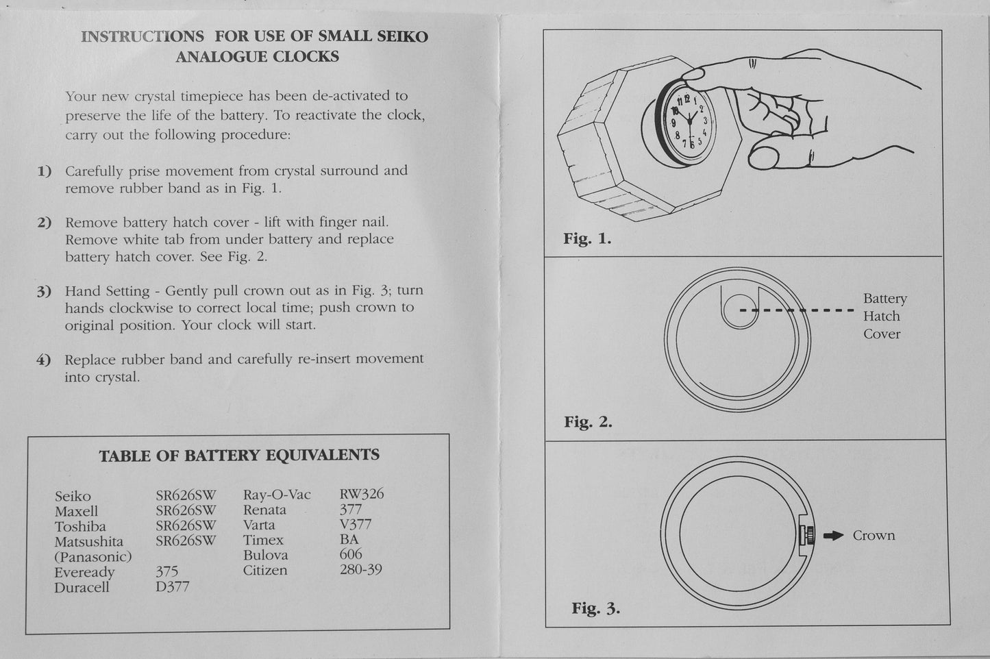 VIntage Waterford Starburst Desk Block, Seiko Analog Battery Operated