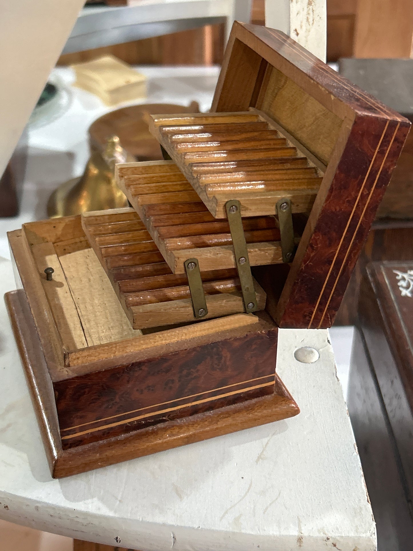 210731-18B Wooden Cigarette Box