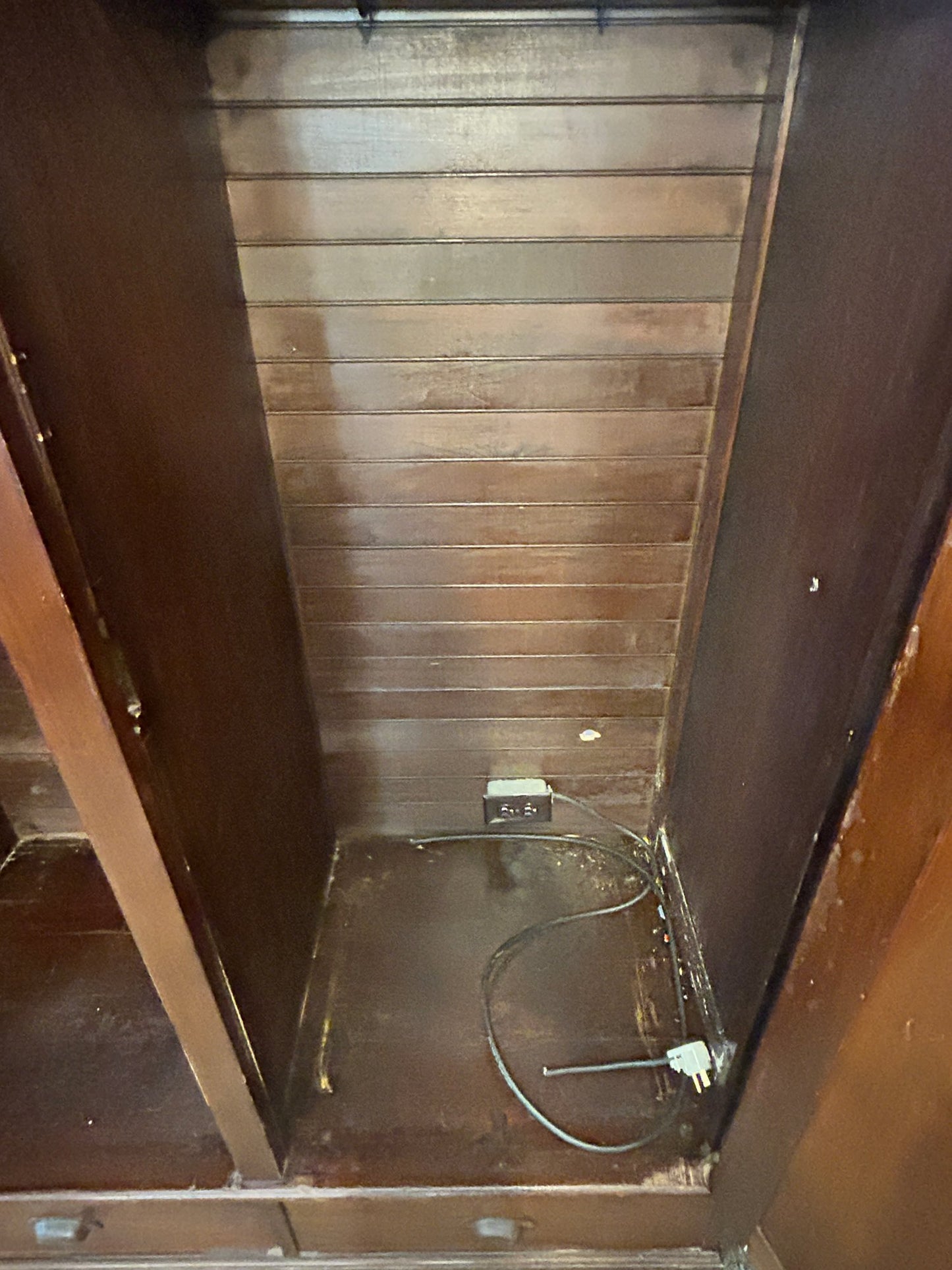 250423-20 Antique 2-Door 2-Drawer Armoire