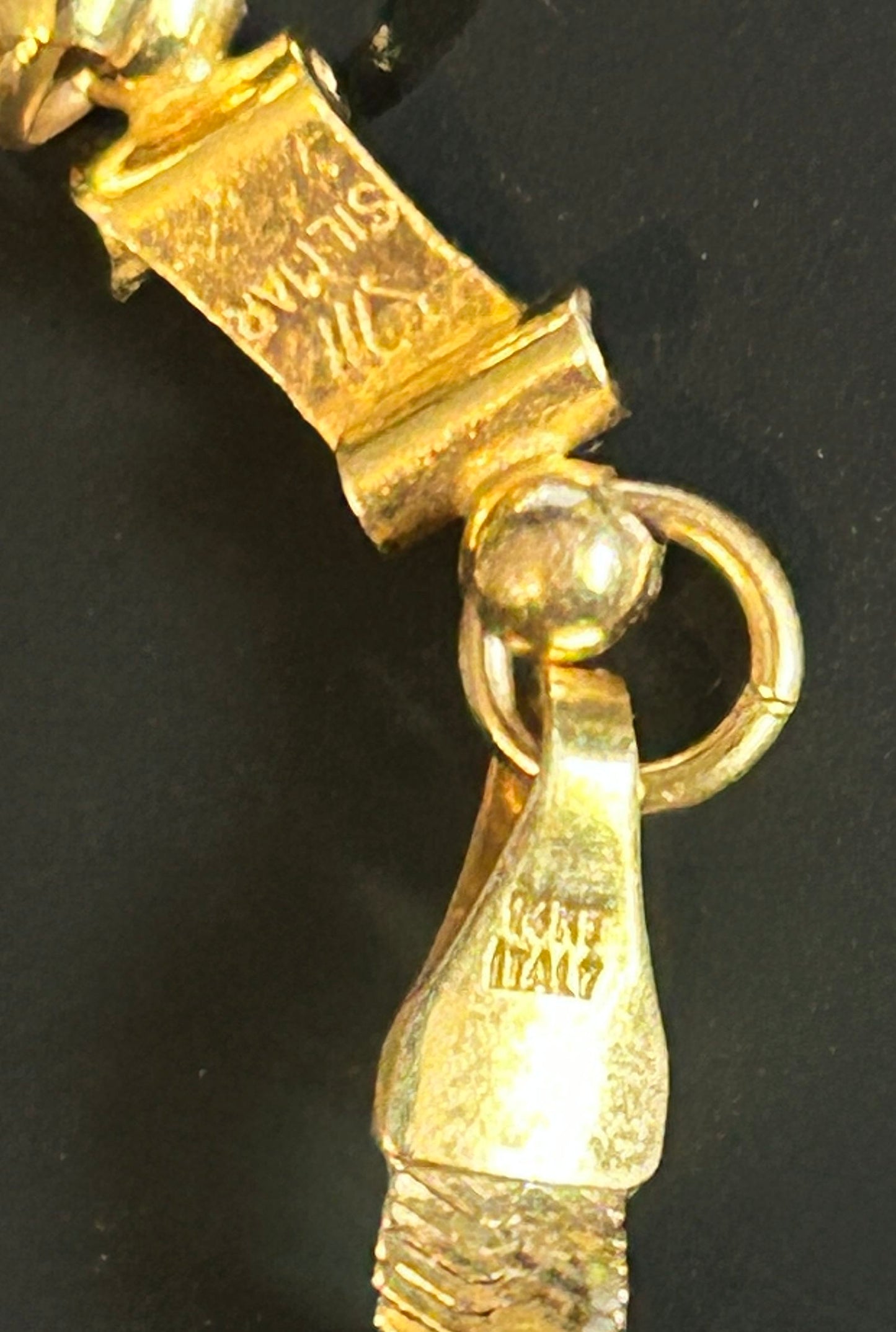 14K 18" Yellow Gold Italian Rope Chair, 5.28 dwt