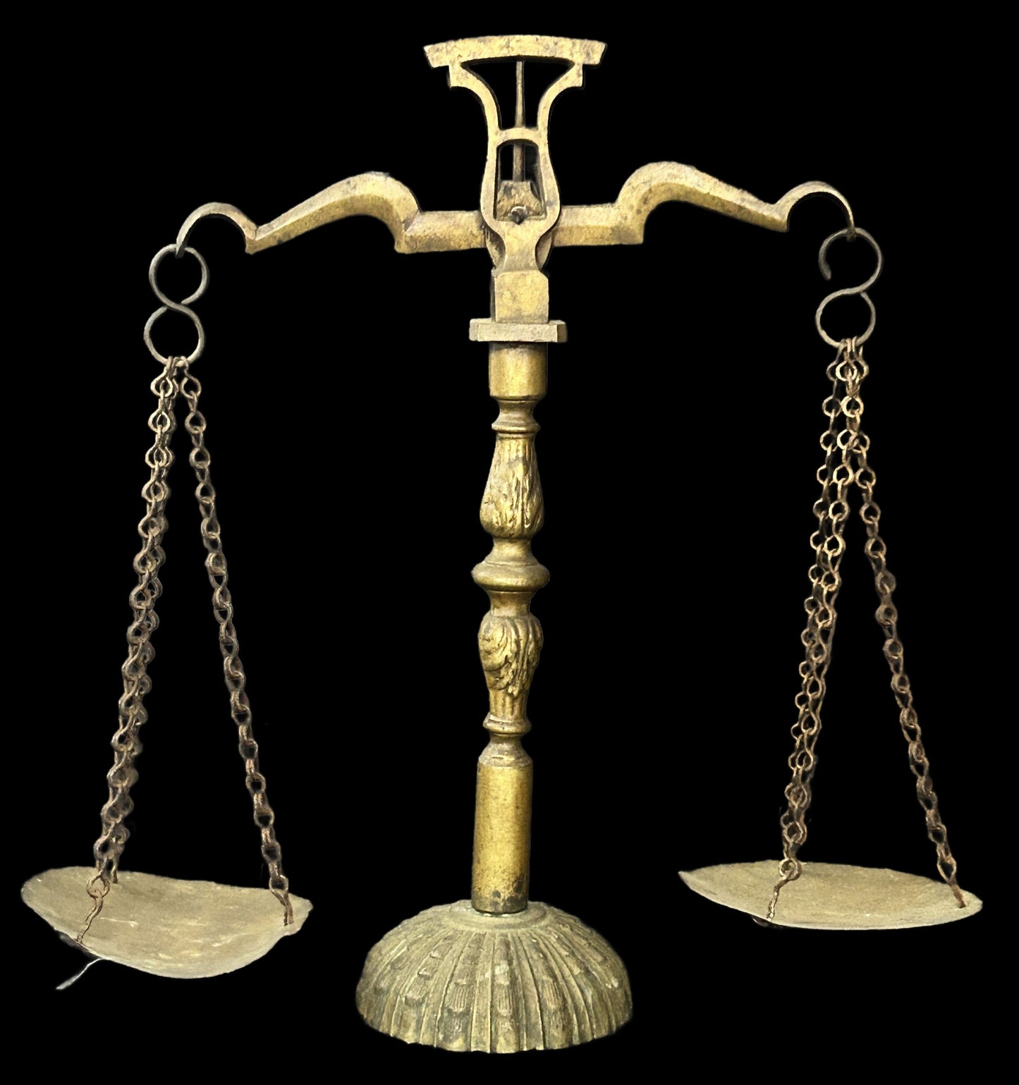 250514-4 Antique Brass Balance Scales