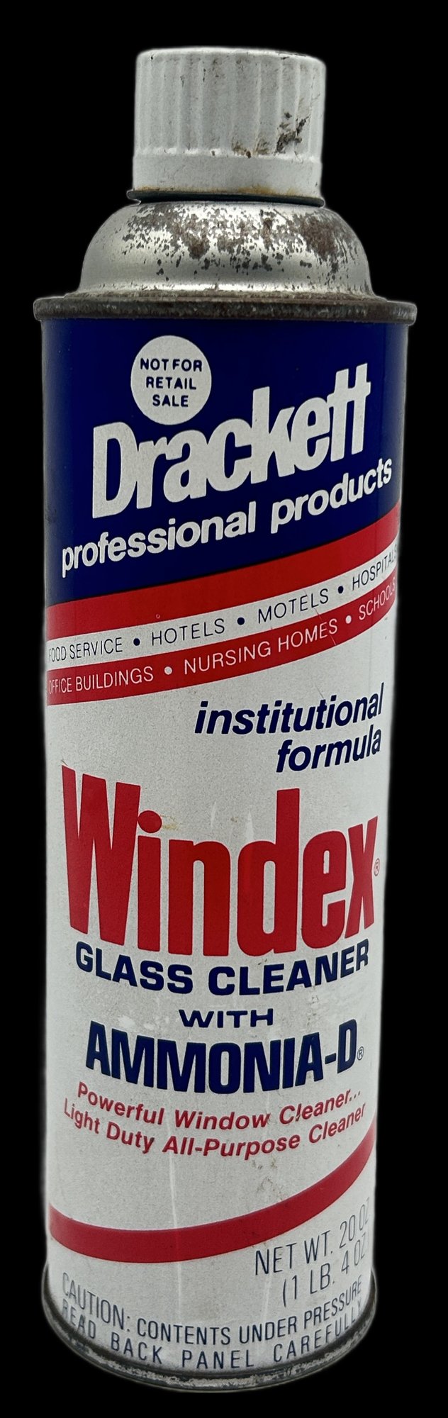 250514-10 Vintage Can of Aerosol Window Cleaner