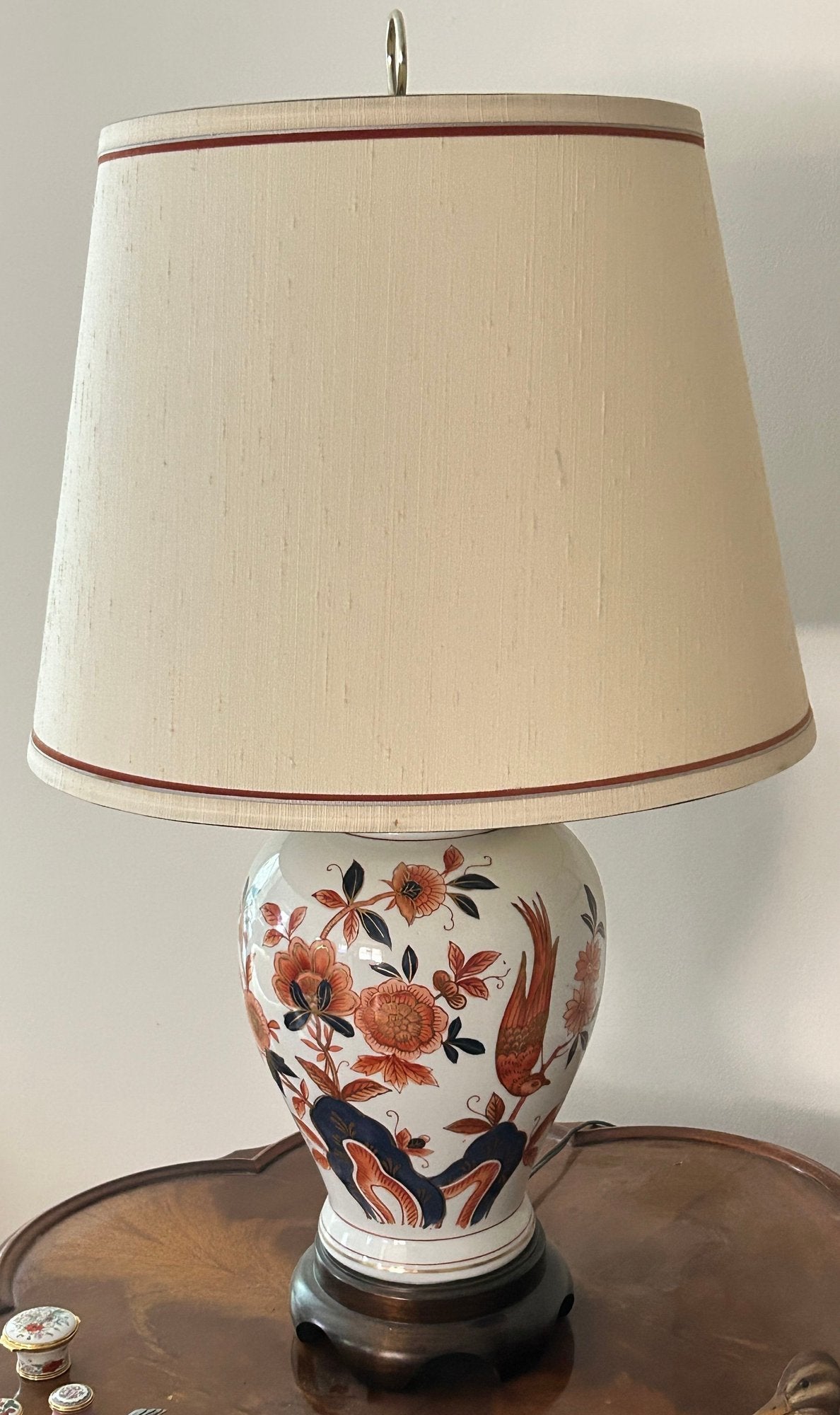 250814-7 Asian Porcelain Ginger Jar Lamp