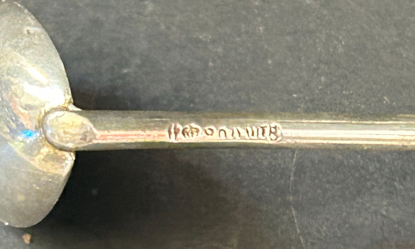 260610-6 German Antique 800 Silver Ladle