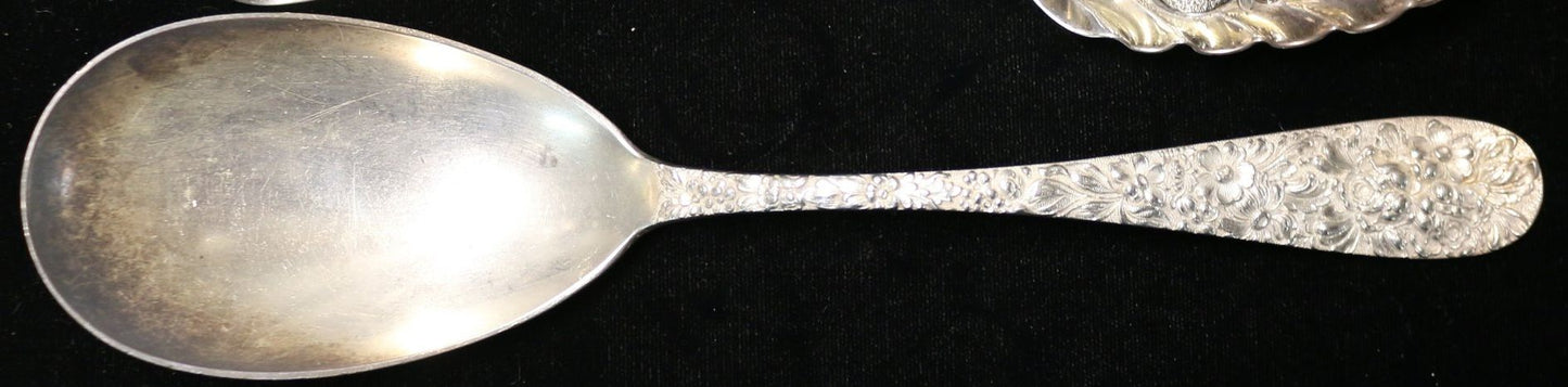 250716-23A Sterling Kirk Steiff Solid Egg Bowl Spoon