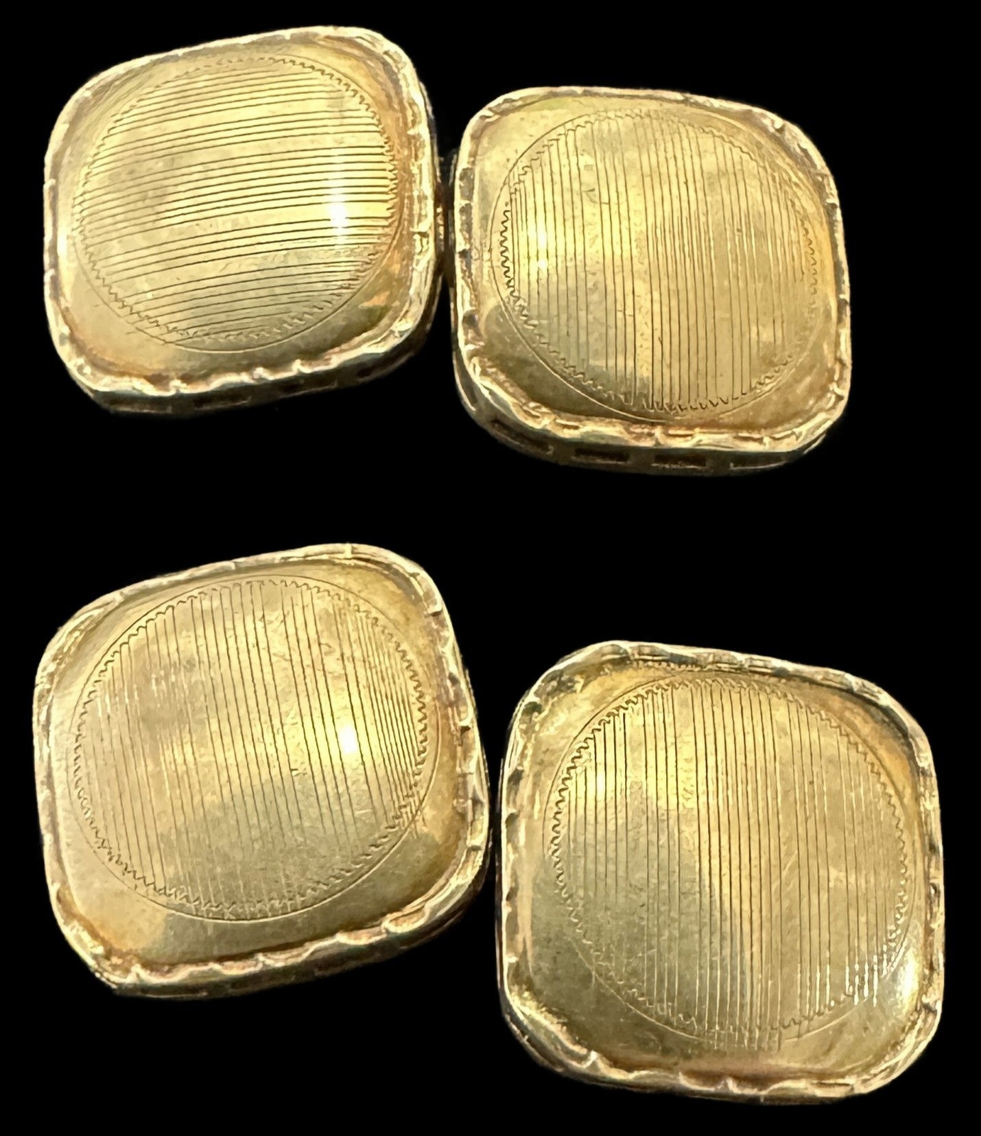 260429-1 Victorian 14k Gold Pair Cuff Links