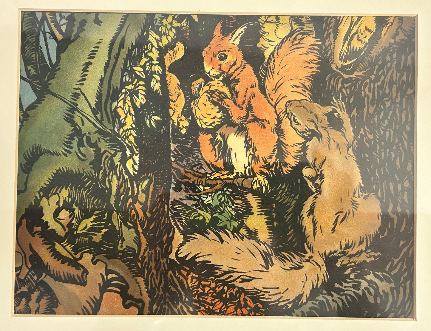 250806-30 Framed Japanese Block Print