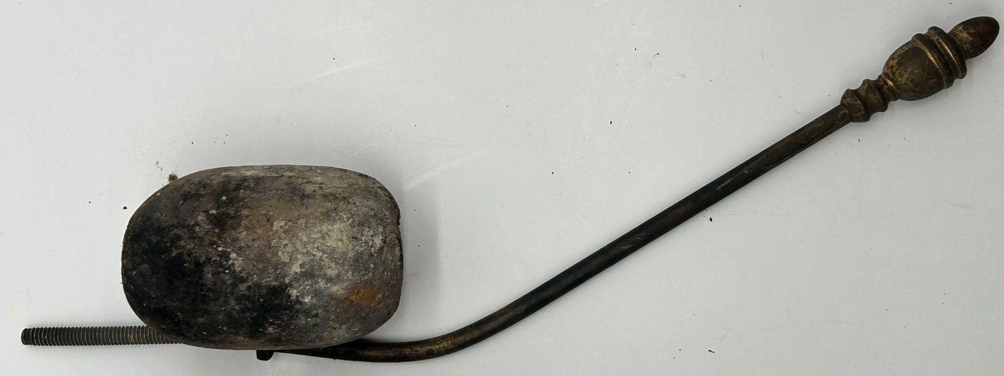 250611-3 Antique Cast Iron Nantucket Fire Starter