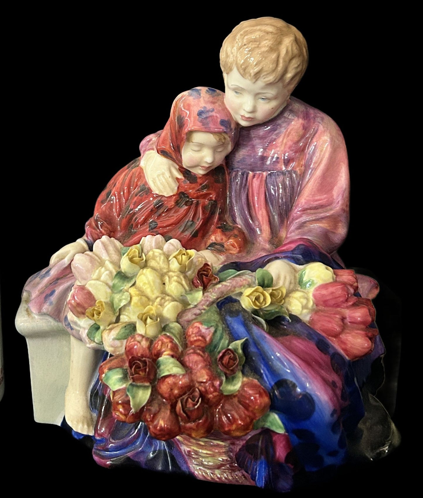 250219-37 Royal Doulton Flower Sellers Children