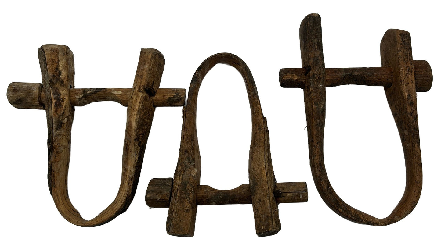 250806-39 Antique Treenware Goat Yoke, 6.5" x 9.5"H