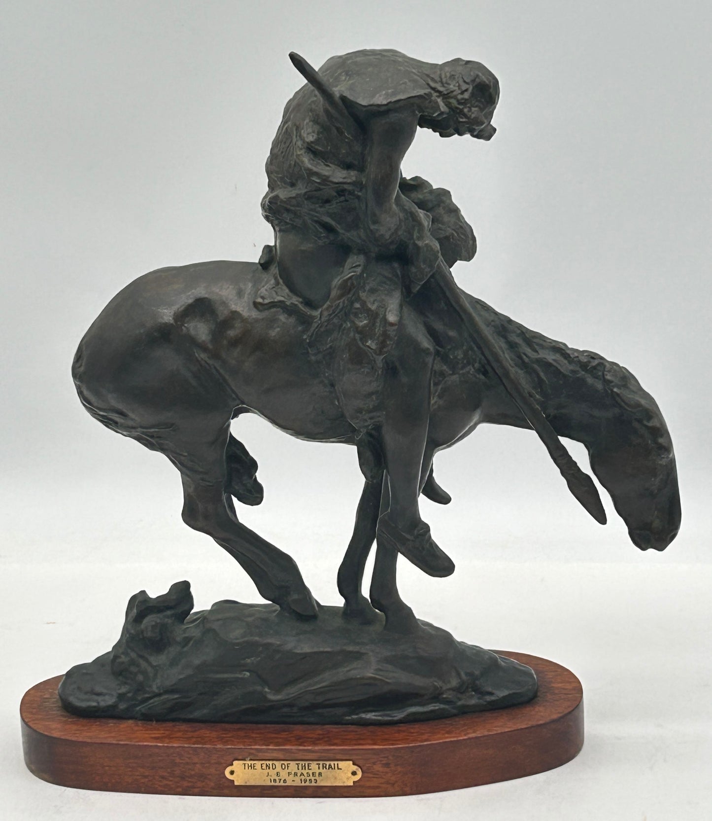 250305-8 Bronze End of the Trail by James E. Fraser