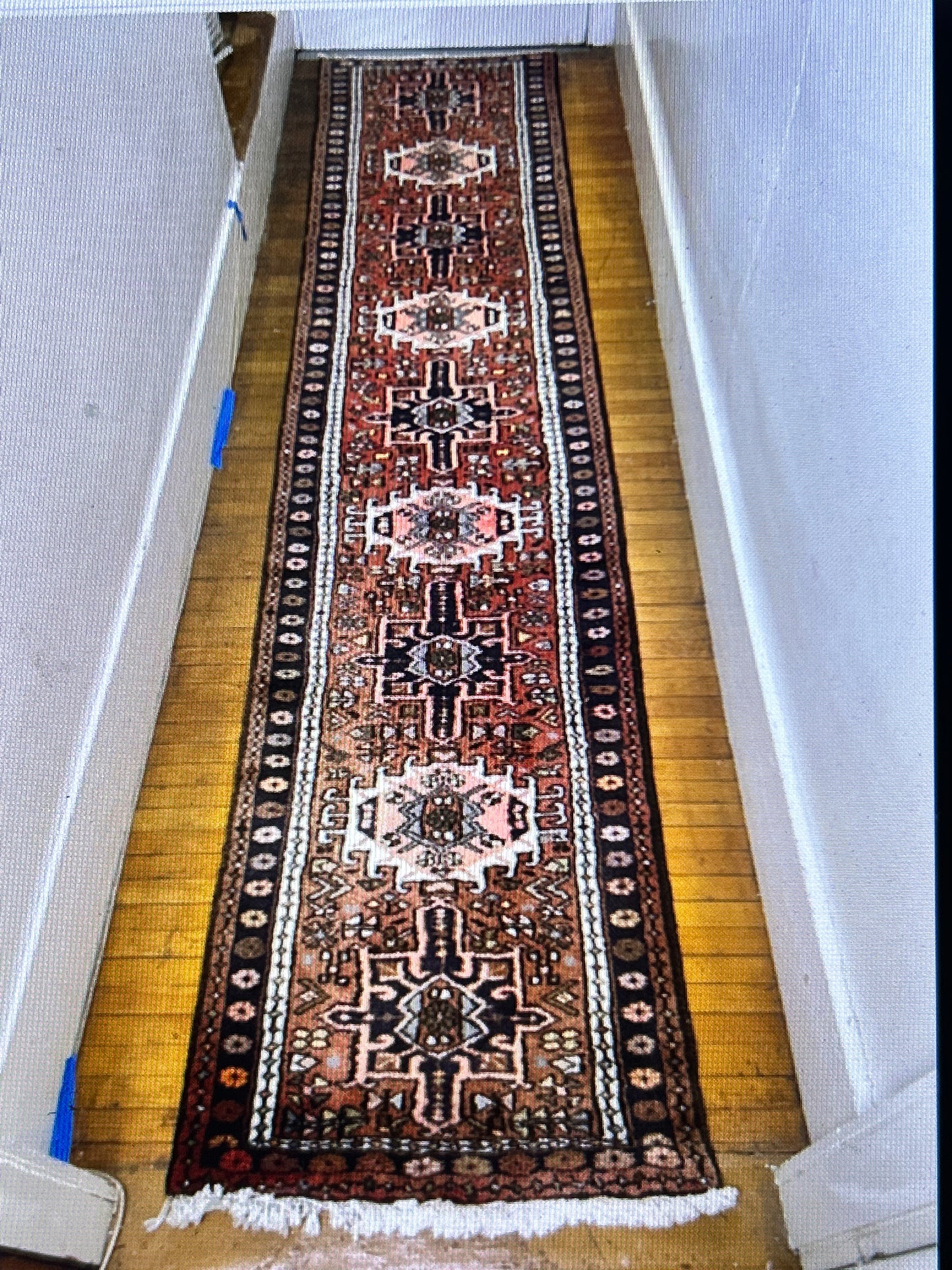 250907-2 Semi-Antique Narrow Oriental Runner