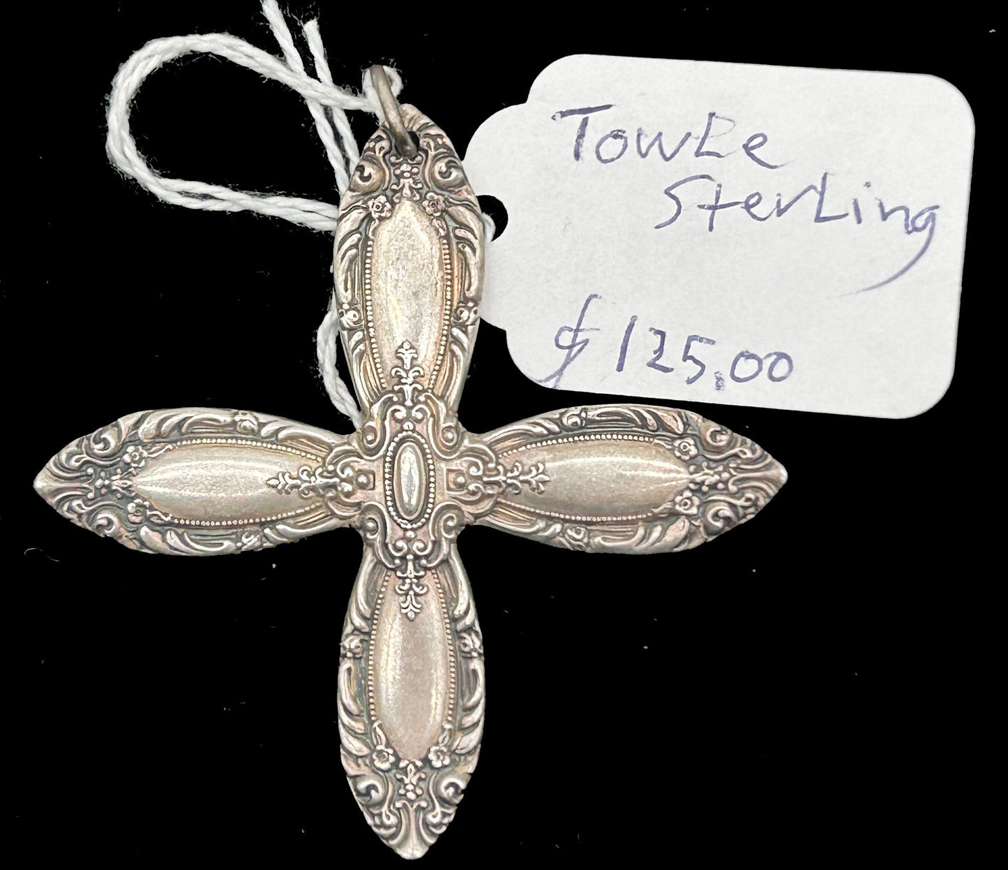 260408-31 Towle Sterling Silver .925 King Richard's Cross Pendant