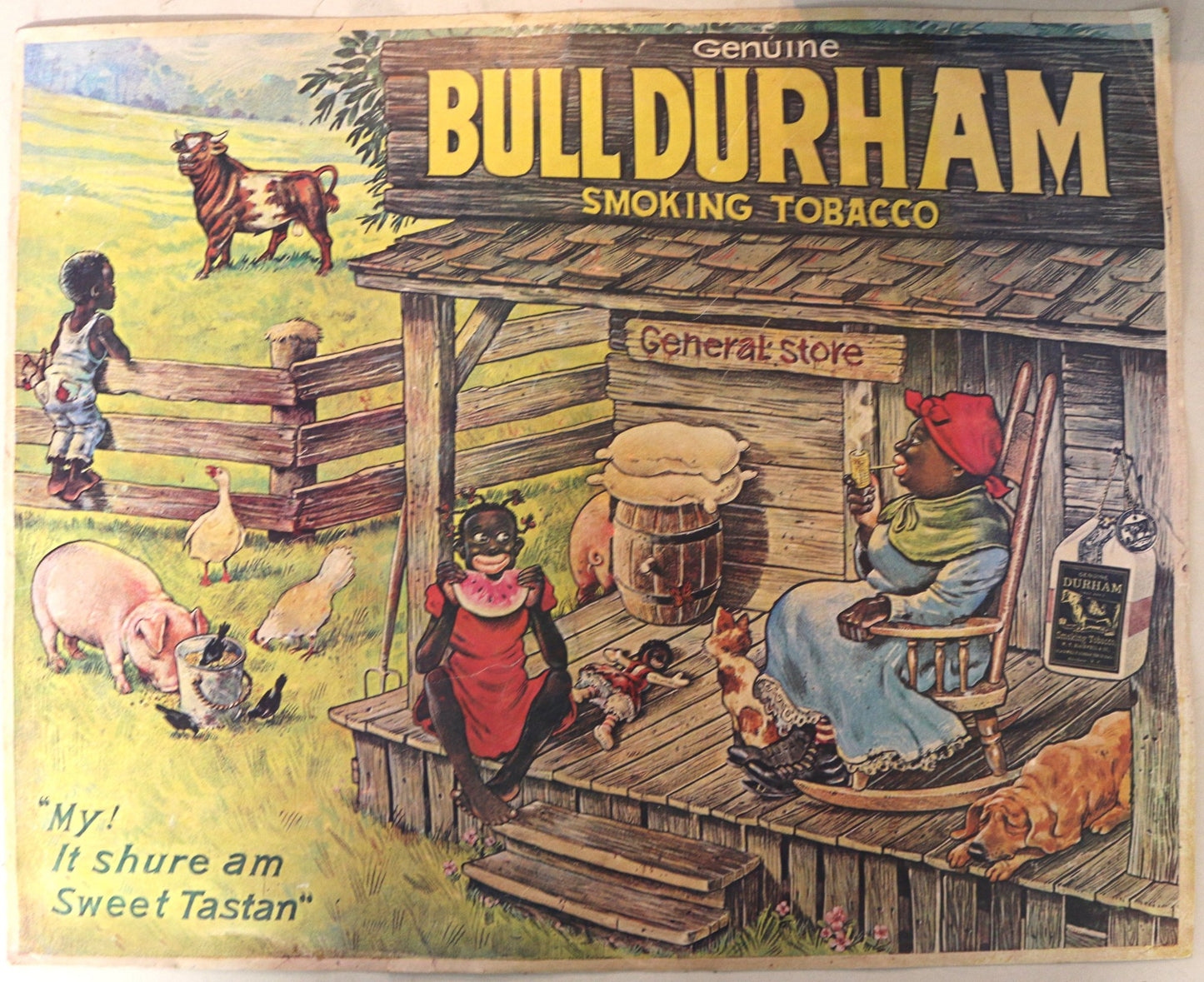 250219-19 Dull Durham Tobacco Poster