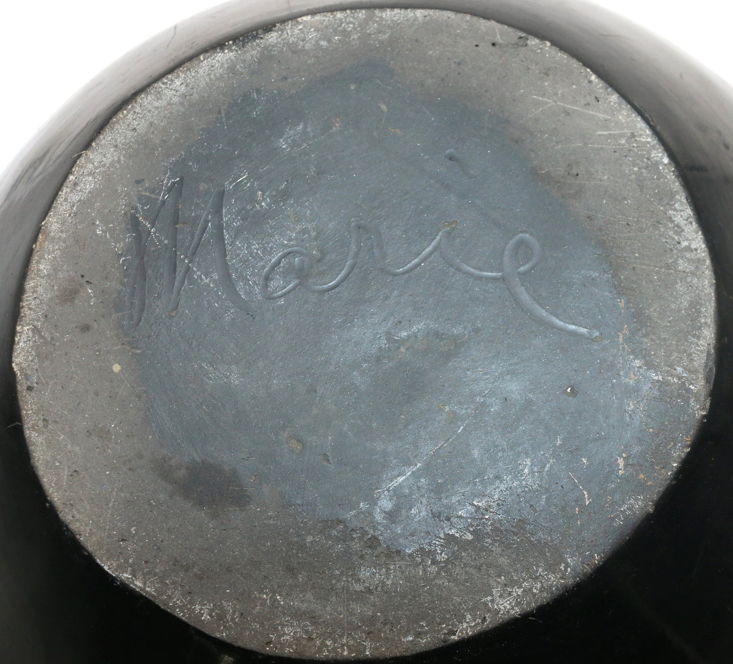 250326-2 Black Pottery By Maria Martinez-World-Remowned Potter Of San Ildefonso Pueblo