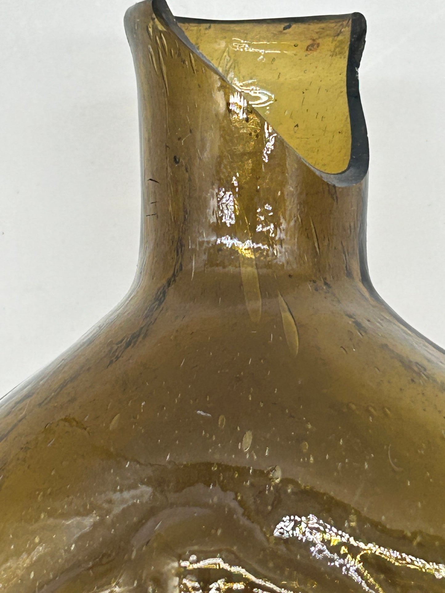 250423-9 Antique 1860s Keene Masonic Arch Eagle Bottle