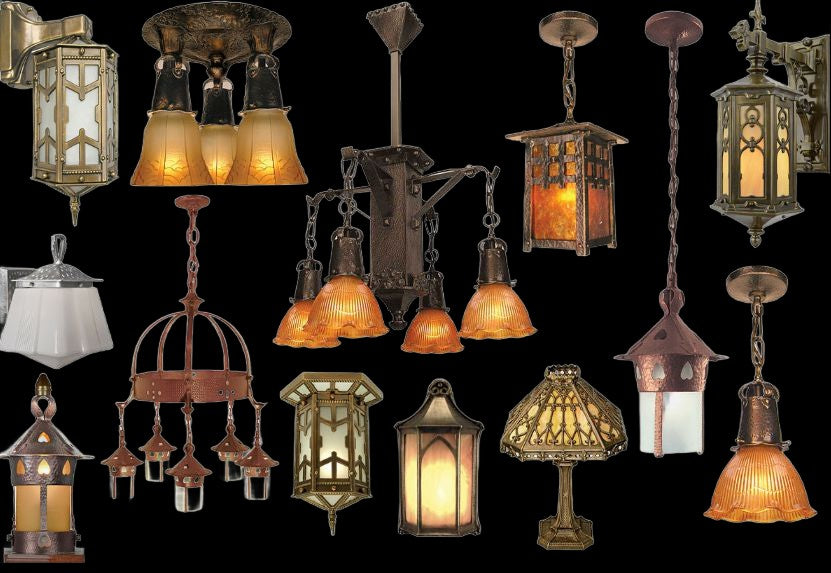 Antique, vintage or decorator lighting of all types