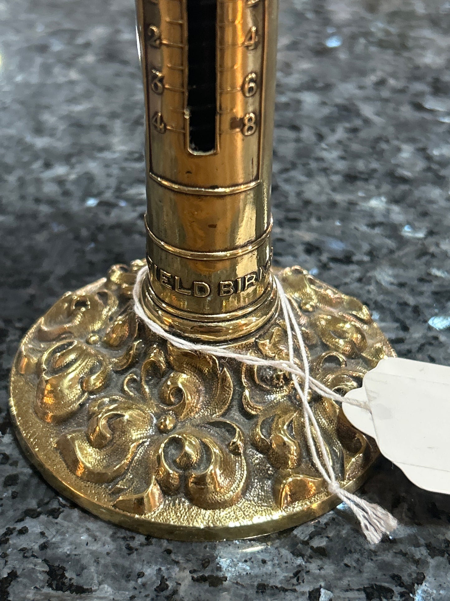 230410-9 Antique RW Winfield Brass Postal Scale
