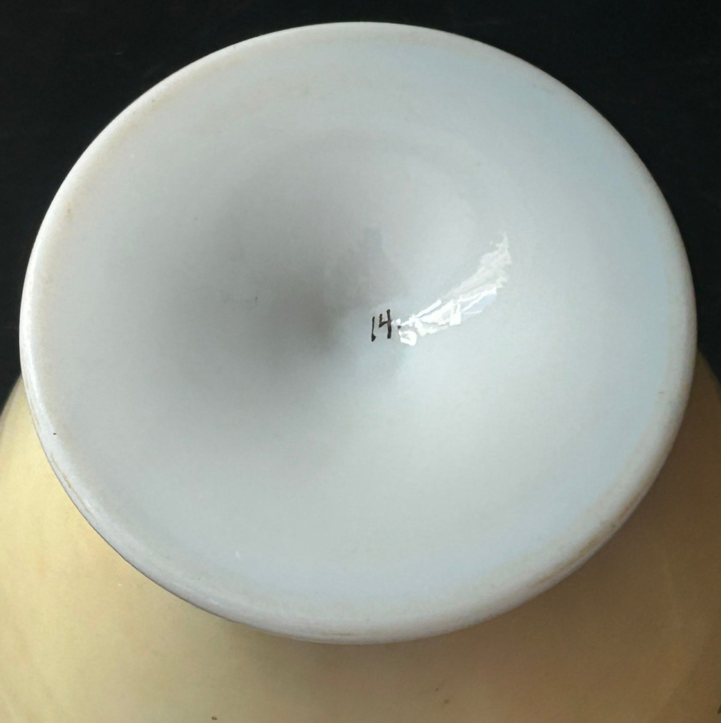 Antique Victorian Enameled Opaline Vase