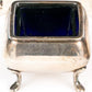 260525-2E Sterling Silver Cobalt Rectangular Salt