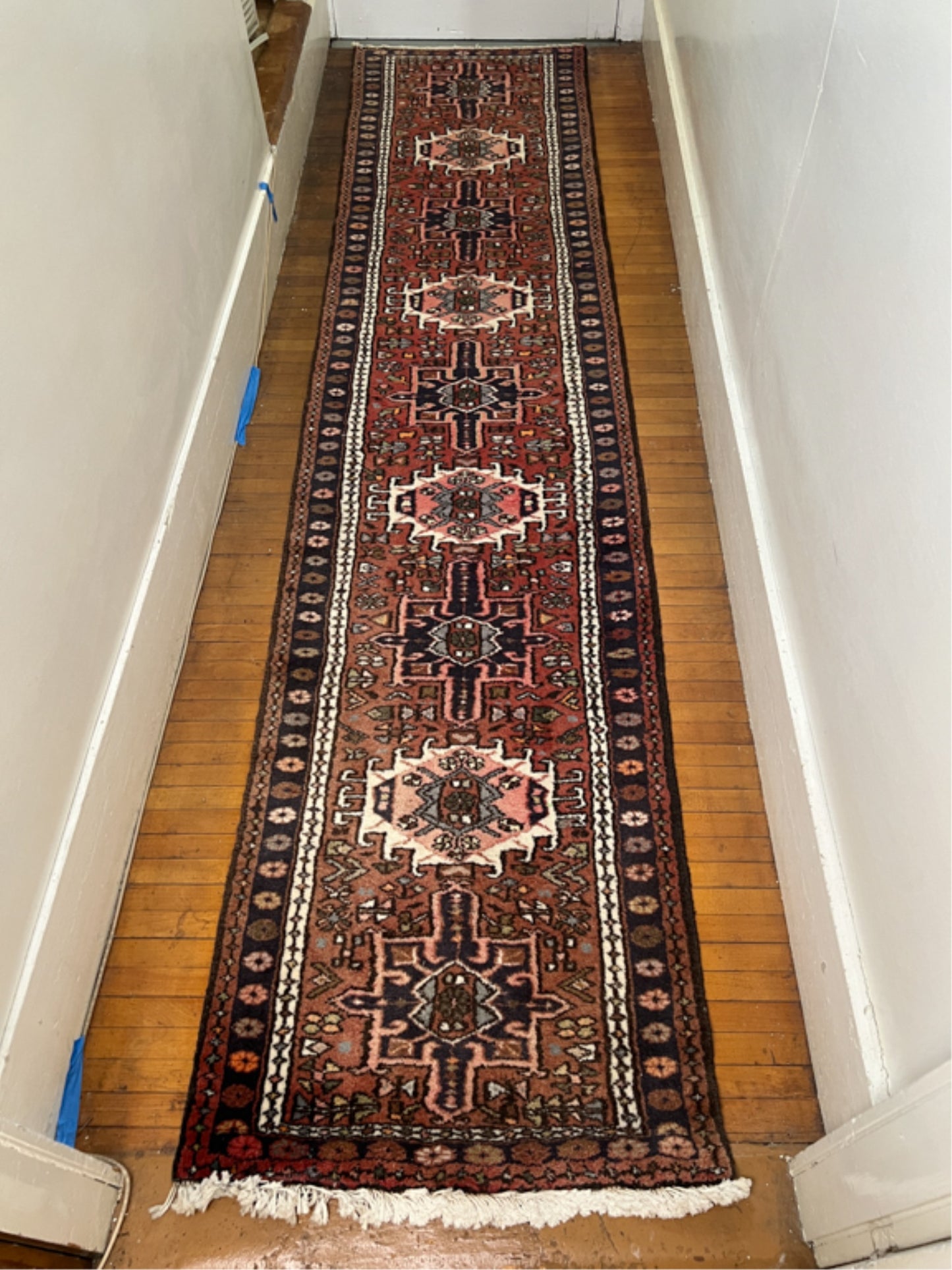250907-2 Semi-Antique Narrow Oriental Runner