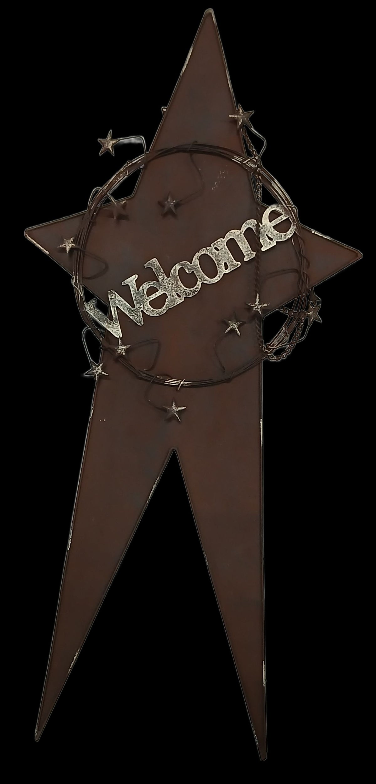 260916-2 5-Pointed Country "Welcome" Star