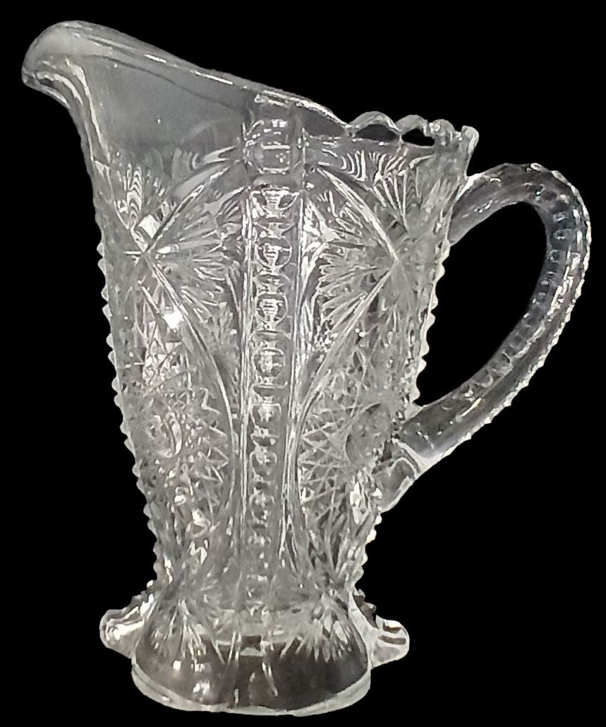 260916-6B Cut Crystal Pitcher