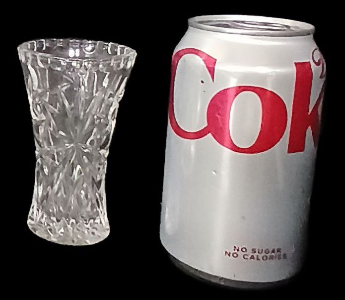 260916-6C Cut Crystal Posey Vase