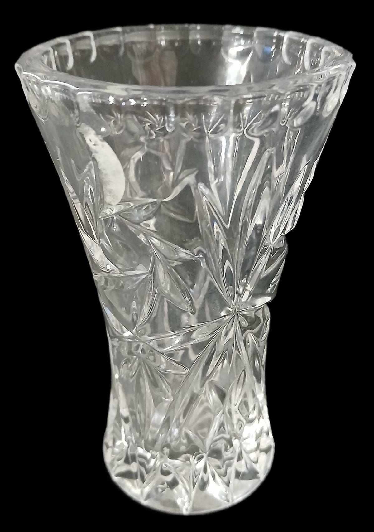 260916-6C Cut Crystal Posey Vase