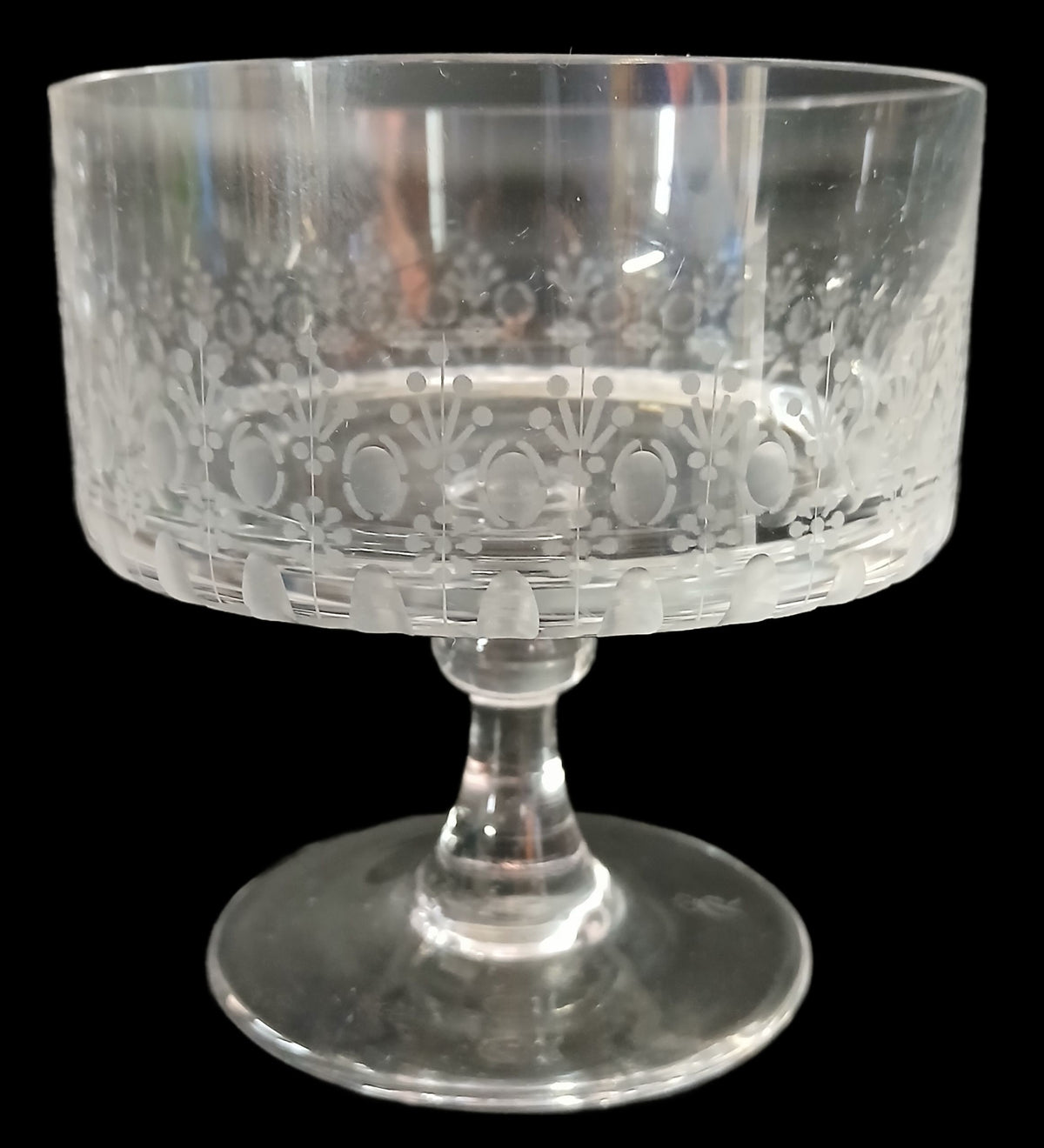260916-7 8 Pcs Rosenthal Etched Coupes