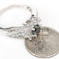 SZ 7 14K Onyx & Diamond RIng