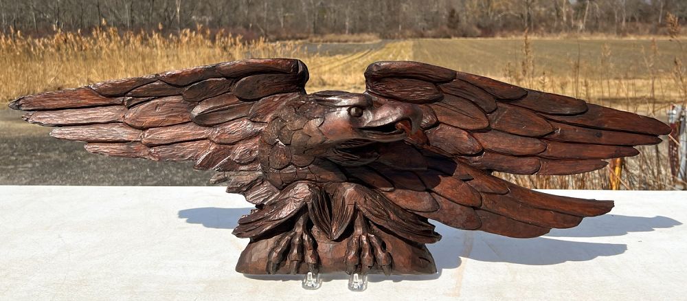 220407-5 Caved Wooden Eagle