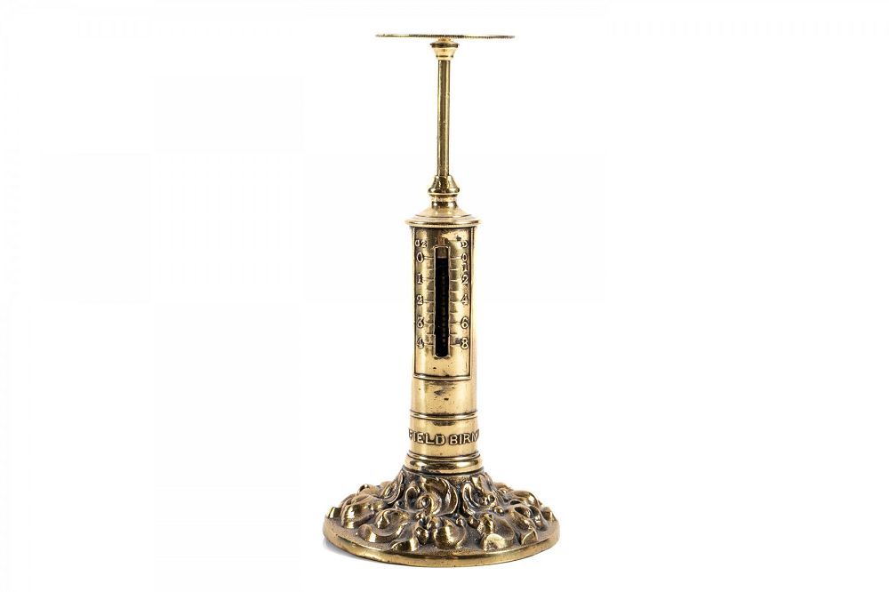 230410-9 Antique RW Winfield Brass Postal Scale