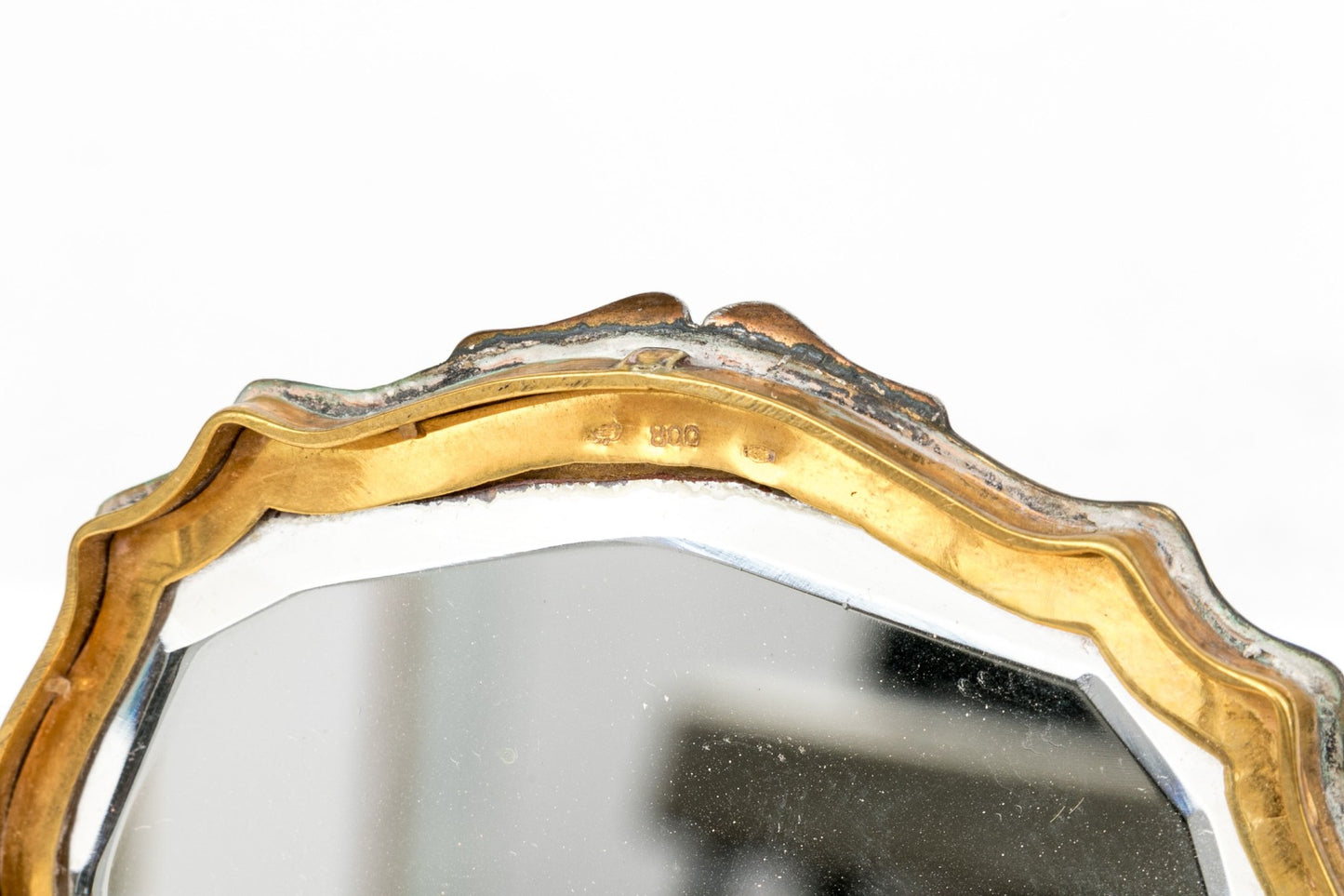 250204-3A Italian 800 Silver Enameled Compact