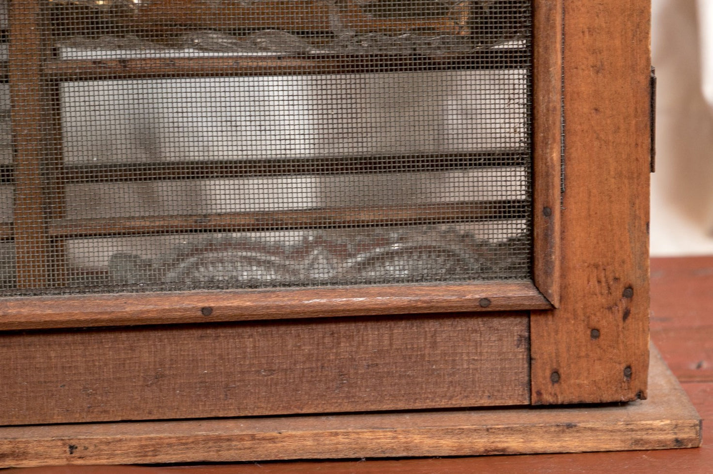 Primitive Tabletop Pie Safe