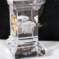 Versace Glass Tabletop Clock In Original Box