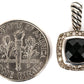SM David Yurman 925 Onyx & Diamond Pendant