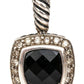 SM David Yurman 925 Onyx & Diamond Pendant