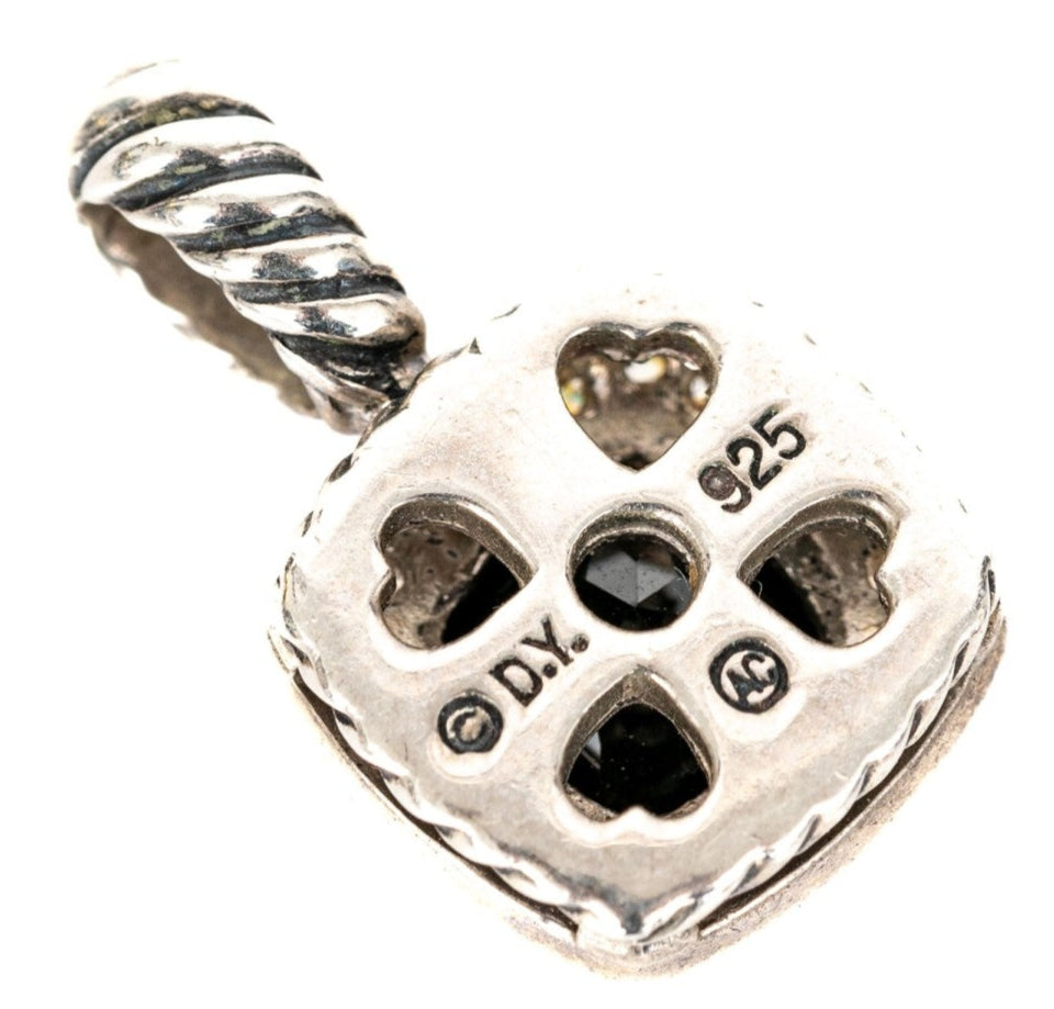 SM David Yurman 925 Onyx & Diamond Pendant