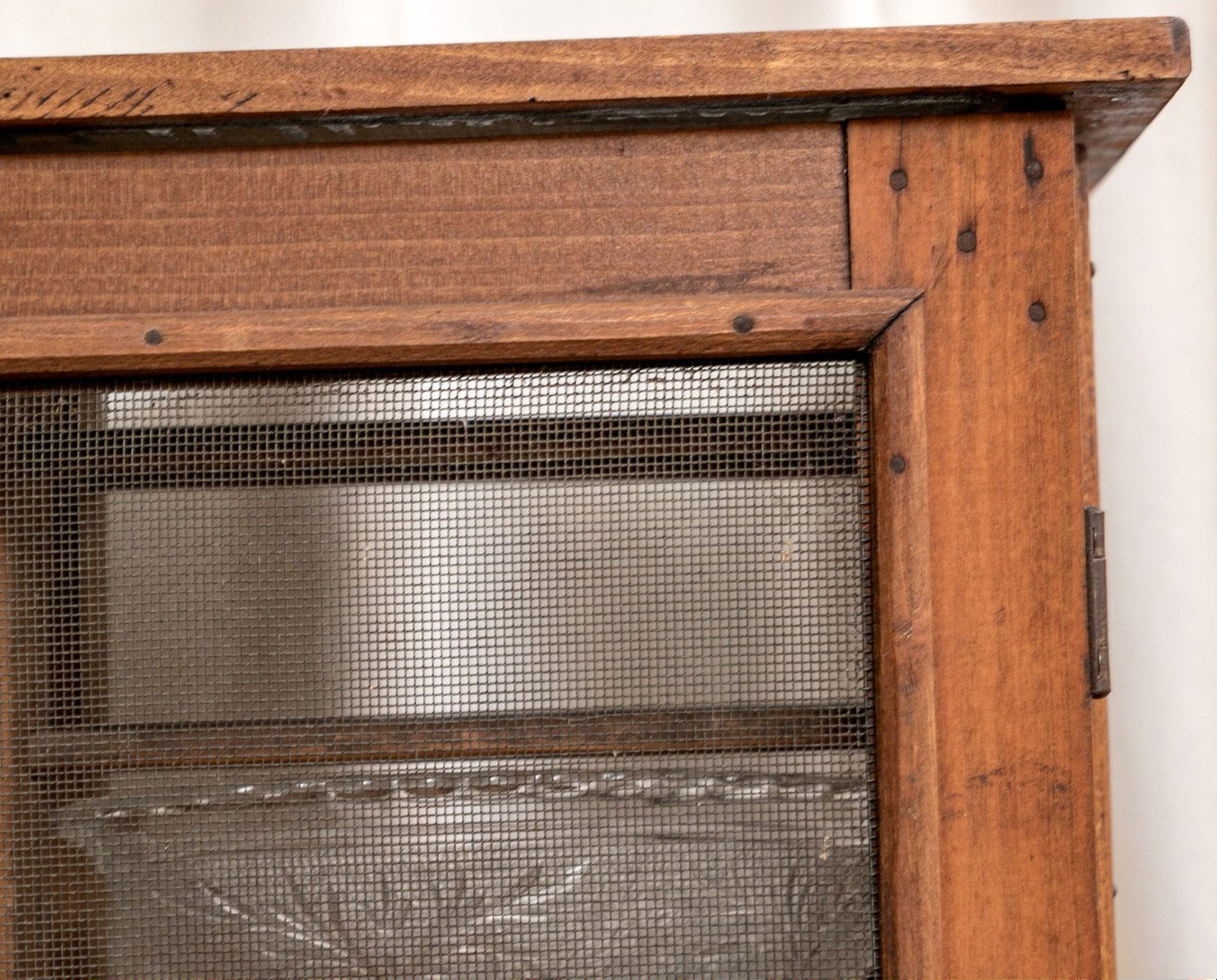 Primitive Tabletop Pie Safe