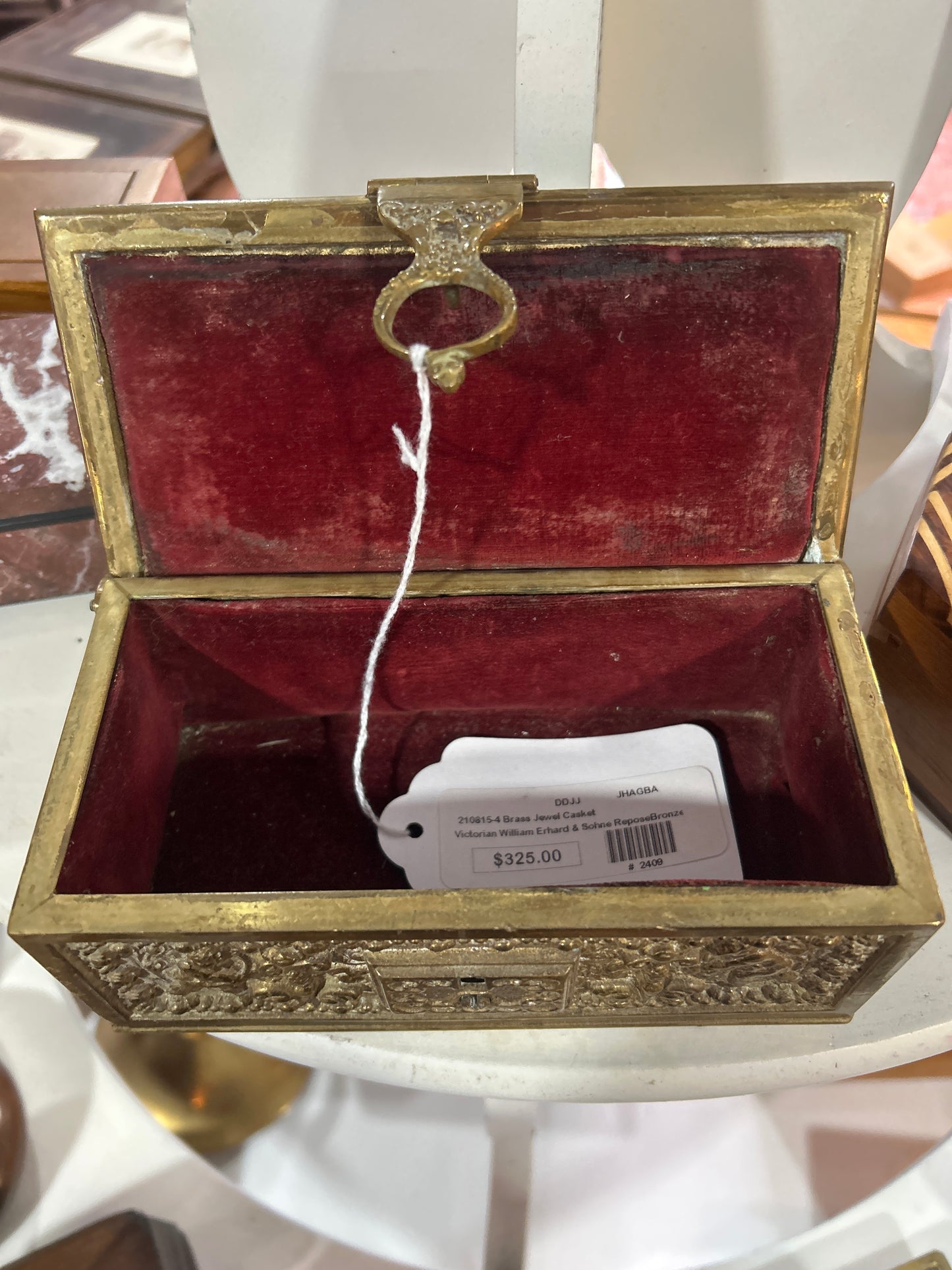 210815-4 Brass Jewel Casket