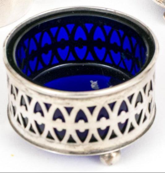 260525-2B Antique Sterling Cobalt Salt