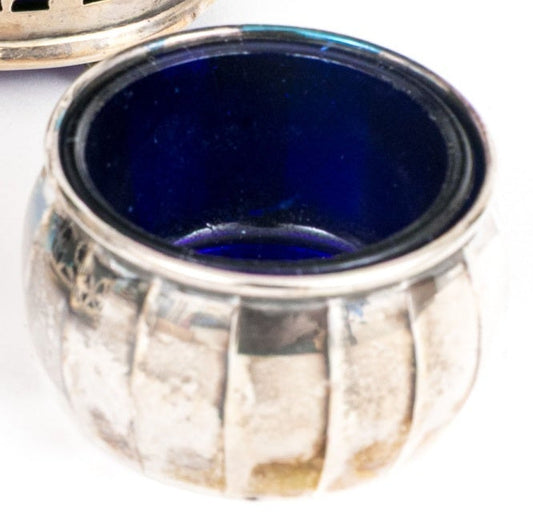 260525-2C Antique Sterling Cobalt Salt