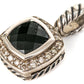 SM David Yurman 925 Onyx & Diamond Pendant