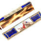 250204-3C Italian 800 Enameld Comb With Case