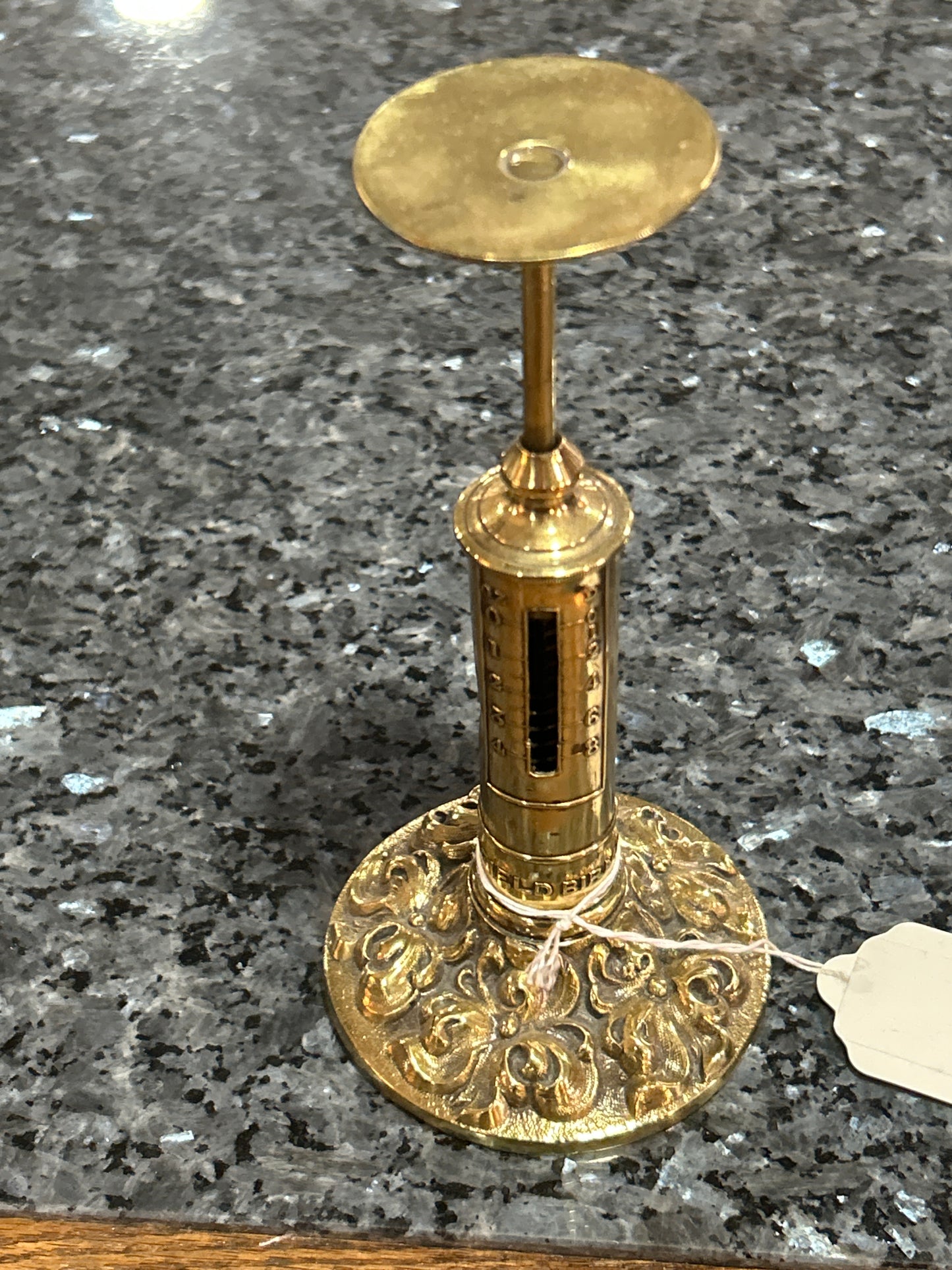 230410-9 Antique RW Winfield Brass Postal Scale