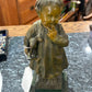 210519-11 Antique Bronze Child Doorstop