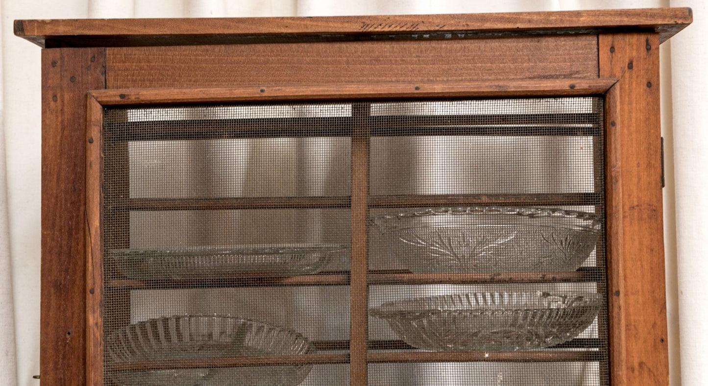 Primitive Tabletop Pie Safe