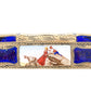 250204-3C Italian 800 Enameld Comb With Case