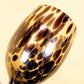 250203-1C Set of 4-Faux Tortoiseshell Stemmed Wine Glasses